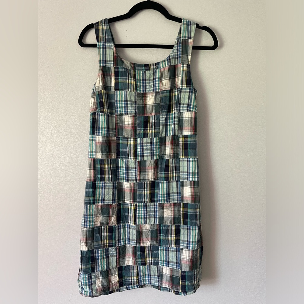 Cape Madras Shift Dress